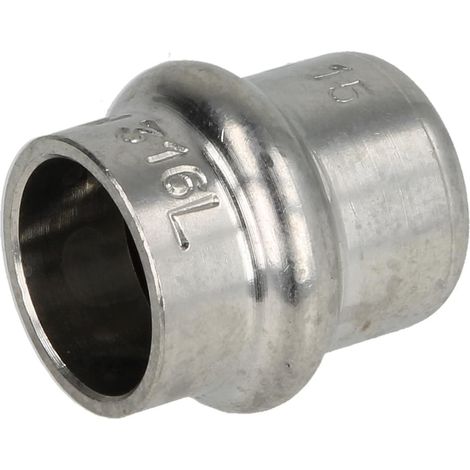 Bouchon à sertir profil V en inox F22