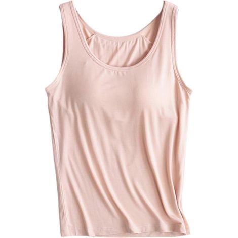 Tanktops mit integriertem BH, Racerback, Damen-Sporttops, Sommer, Freizeit, für Sport und Laufen, Farbe L (1/5)