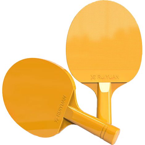 Raquette De Tennis De Table Pour Enfants - Avec Balles De Ping Pong - Légère Et Portable - Pour Entraînement À Domicile Ou En Extérieur - Lot De 2 (1/5)