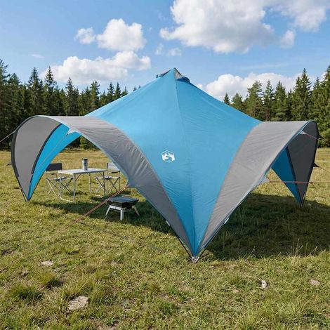 vidaXL Party Tent Blue 500 x 500 x 350 cm Polyester and Steel (1/5)