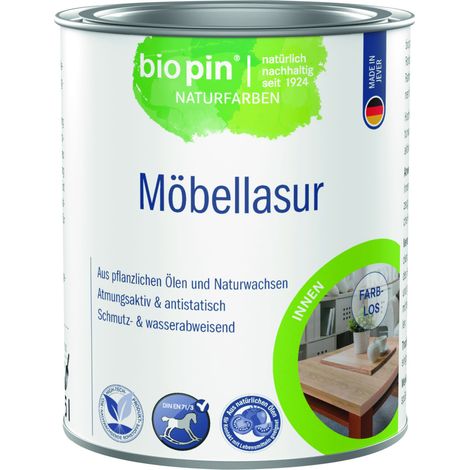 Biopin Möbellasur 750 ml farblos Holzlasur