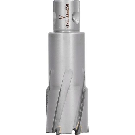 Foret magnétique annulaire de 50 mm de profondeur de coupe pour aluminium et cuivre (30 mm / 1,18 po) (1/5)