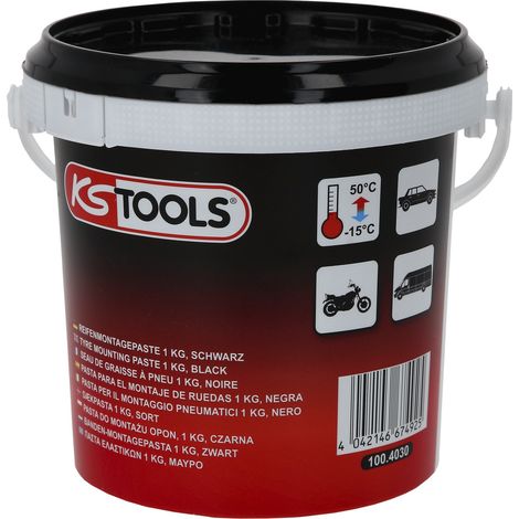 KS Tools Reifenmontagepaste 1 kg, schwarz ( 100.4030 )