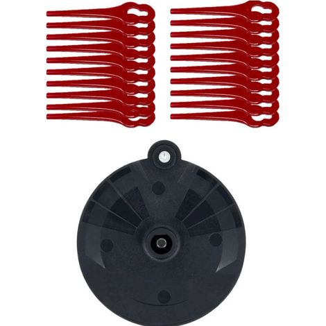 Lame en plastique pour tondeuse à gazon, compatible avec Ferrex Aldi Far 20-I, lames de rechange Ferrex (1/5)