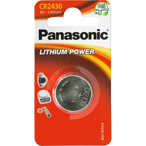 Alpha elettronica 1 pila bott. litio cr2430 blist.pan plp-cr2430 (1/2)