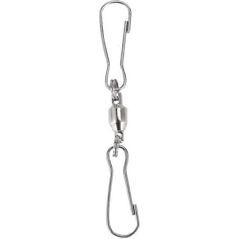 Lot de 8 crochets pivotants à double clip pour girouettes et manches à air (1/5)