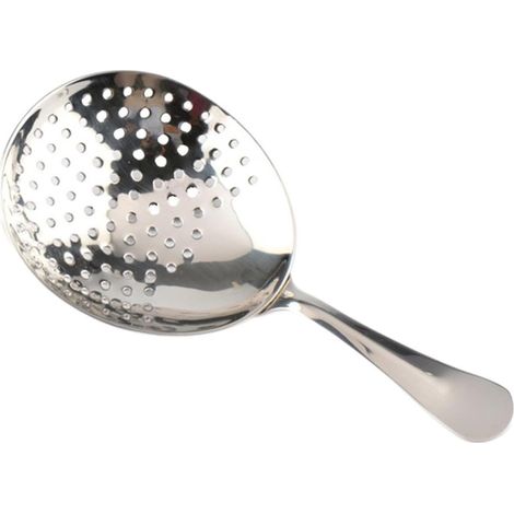 Runder, perforierter Filter für Eiswürfel und Cocktails, Bar- und Mixologiezubehör, ermöglicht die präzise Filtration von Getränken (1/5)