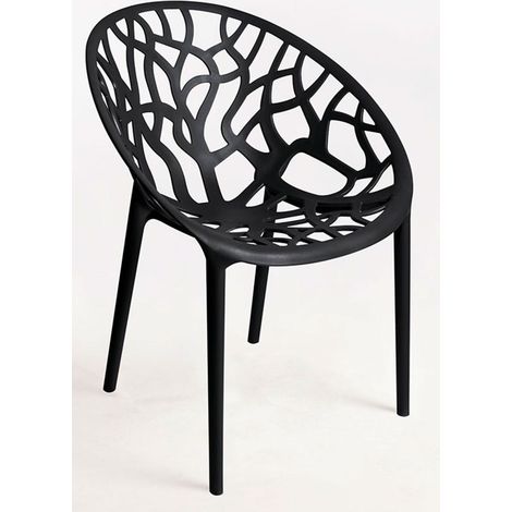 Sillas Jardín - Silla Nido - Negro
