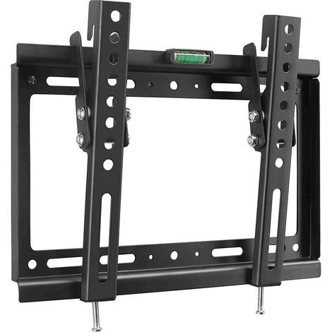 Support Mural TV Inclinable et Fixe pour Écrans 14-32 Pouces LED, LCD, Plasma et Courbés, Charge Maximale 25 kg, VESA 75 x 75 à 200 x 200 mm, Support Mural TV 32 Pouces - MT3202 (1/5)