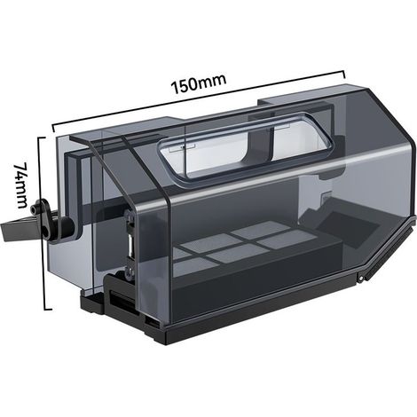 Poubelle/Bac à déchets MATE X pour aspirateurs robots Ecovacs X5/X5PRO (1/4)