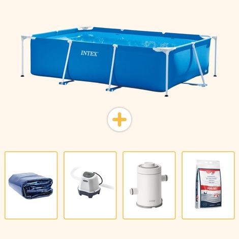 Intex Piscine Tubulaire Rectangulaire - 260x160x65 cm - 5-pièces S155 (1/5)