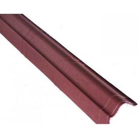 Cortina lateral para extremos de láminas onduladas Onduvilla rojo difuminado 104x11 cm (1/3)