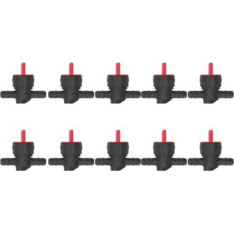 10 Pièces Interrupteur Pompe à Essence pour Robinet de Carburant en Série 1/4 Pouces- (1/4)
