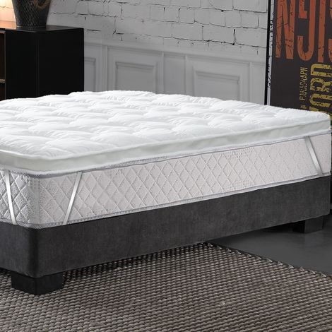 Surmatelas Océan 160x200 cm Garnissage microfibre 500 g/m2 Accueil moelleux (1/5)