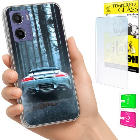 Funda para Motorola Moto E15 / Moto G05 con cubierta trasera y cristal 9H. (1/5)