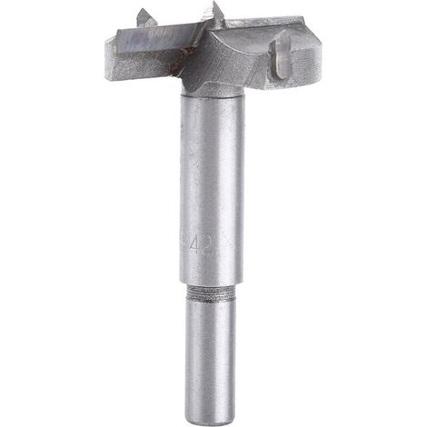 Punta da trapano Forstner in metallo duro Crezuo per foratura del legno (42 mm)