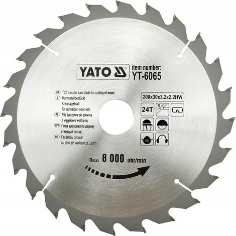 Hartmetall Sägeblatt 200x30mm 24Z (1/2)
