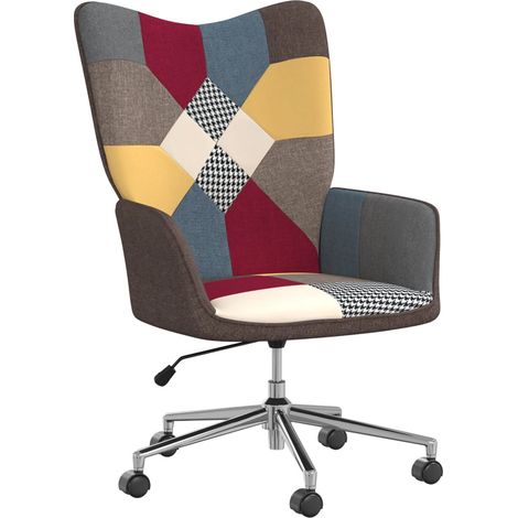 Chaise de relaxation Patchwork Tissu 5 (1/5)