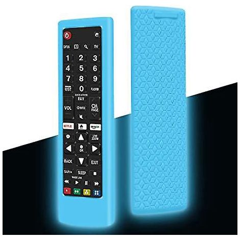 (glow Blue) Coque De Protection Pour Lg Akb75095307 Akb75375604 Akb74915305 Tlcommande, Silicone Antidrapant Lg Smart Tv Remote Case Cover Skin Ho (1/5)