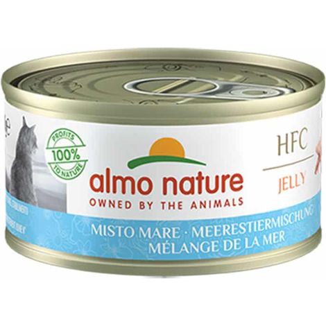 Almo Nature Gatto HFC Jelly Lattina 70gr Misto Mare