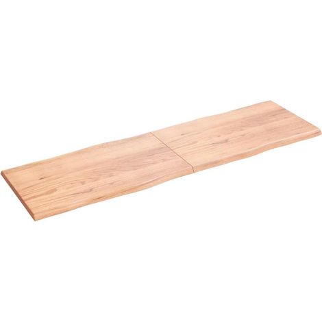 Maison Exclusive - Piano Tavolo Marrone Chiaro 200x60x(2-4) cm Rovere Non Trattato (1/5)