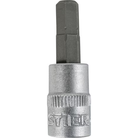Douille pour embouts à six pans creux 1/4" STIER, ouv. 4 mm (1/2)