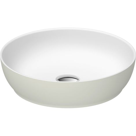 Duravit Sivida vasque à poser ronde, 400x400mm, sans trou pour
