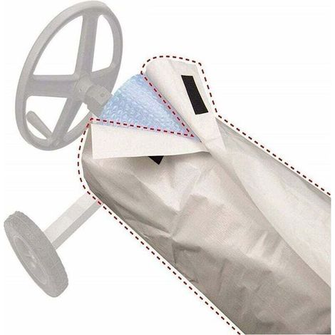 Bâche enroulable pour piscine – Couverture solaire étanche anti-UV, protection contre le vent, la pluie, la poussière et les débris, adaptée aux piscines intérieures et extérieures (1/4)