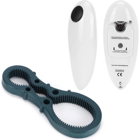 Ouvre-boîte électrique automatique et décapsuleur manuel pour cuisine domestique, restaurant, outil polyvalent. (1/5)