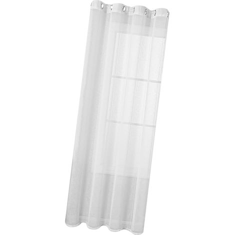 Polyester Rideau de Fenêtre Blanc, Semi-occultant, pour Salon (1/5)