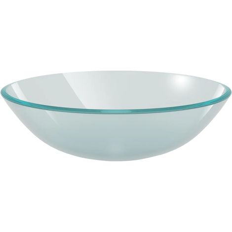 INLIFE Lavabo Verre trempé 42 cm Givré (1/4)