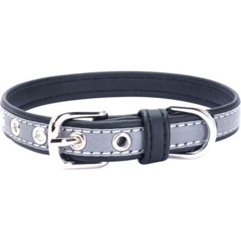 Reflektierendes, verstellbares, blaues Hunde-/Katzenhalsband, S-Crezuo