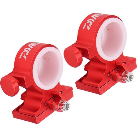 Boîte de pêche extérieure détachable avec parasol, support de fixation et accessoires d'installation (rouge) (1/5)