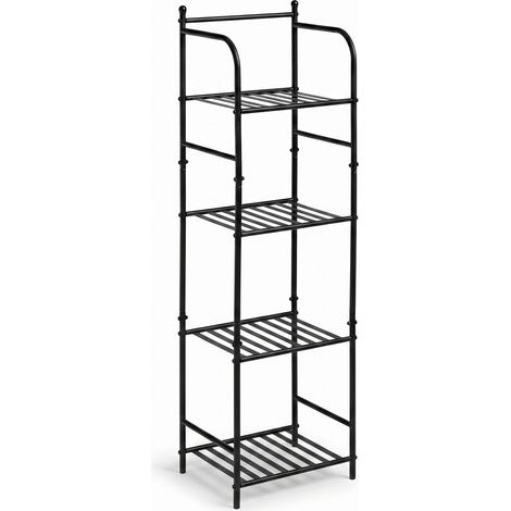 Wandregal aus Metall, 4-stufig, 35 x 27 x 115,5 cm (1/4)