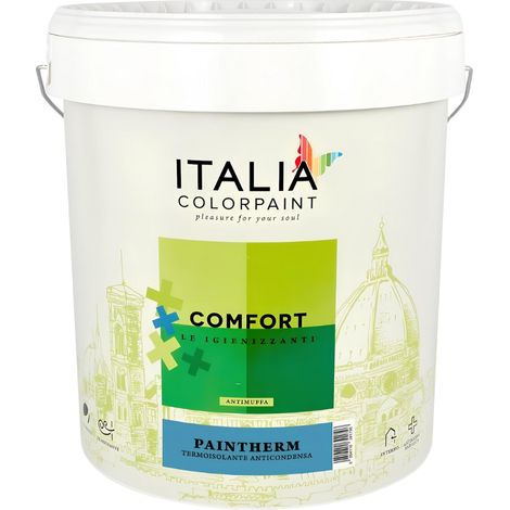 Idropittura termoisolante anticondensa muffe umidità bianca comfort paintherm formato 13 lt - confezione 1
