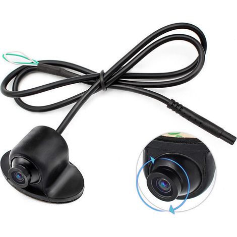 Caméra de recul Voiture 12V HD Vision Nocturne 360° Vue Arrière Avant Latérale CCD CMOS Mini (1/5)
