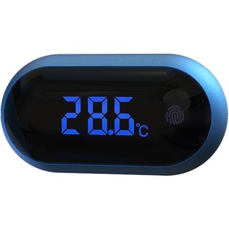 ZVD Thermomètre D'aquarium, Thermomètre à Eau Numérique à écran Tactile LED, Moniteur De Température De Réservoir De Haute Précision Pour Aquarium D'eau Douce, Reptiles D'eau De Mer (1/4)