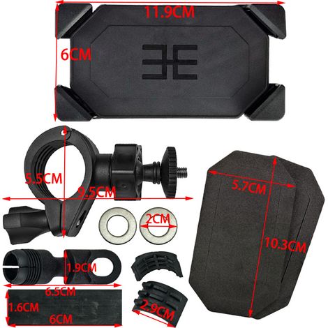 Direct sales of SJZJ-007 motorcycle modification phone holder, motorcycle and bicycle navigation riding mount. (1/4)