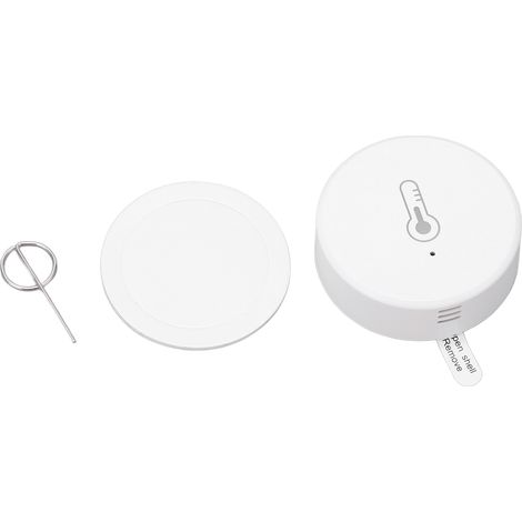 Capteur de température et d'humidité sans fil avec application mobile, hygromètre et thermomètre pour la maison Tuya Smart (ZigBee), contrôle à distance.