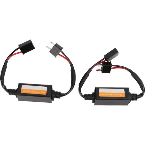 H7 LED-Dekodierungs-Entstörungs-Scheinwerferfehlerbehebung, LED-Lampenkorrektor, kompatibel (1/5)
