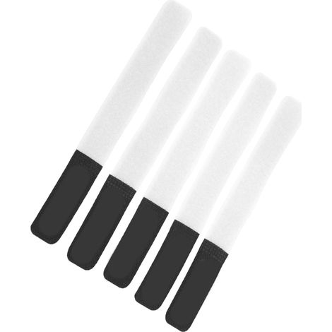 DUUTI Lot de 5 sangles pour pompe à vélo, fixation réglable et réutilisable, blanc. (1/5)