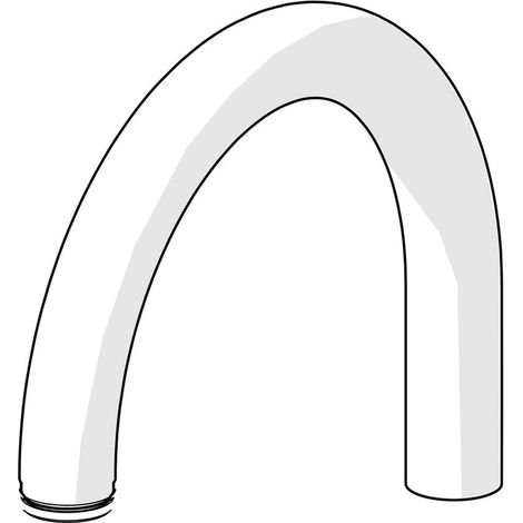 Hansa Auslauf 59914608 Ausld. 160 mm chr