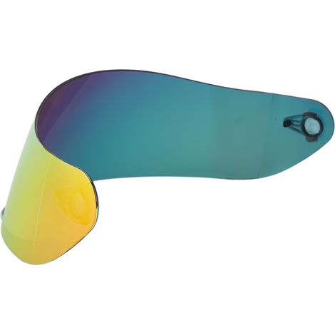 Klares Motorradhelmvisier, Sonnenblende, braun/roter Helmbezug für K1, K3SV und K5 (1/5)
