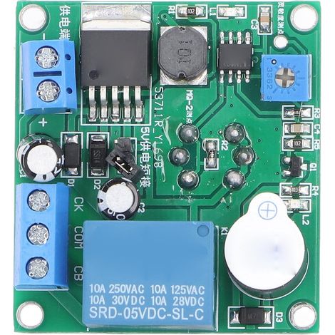 Capteur de Fumée Sonore et Lumineux, Commutateur de Module de Relais, Alarme en PVC, Détecteur de Fumée, Module D'alarme, Contrôleur, Capteur de Détection pour Cuisine, Hôtel, (1/5)