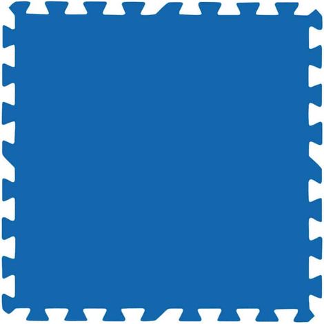 Protector de Suelo para Piscinas Desmontables Protector Tapiz Spa Bestway 8 Piezas Encajables de 60x60 cm (1/5)