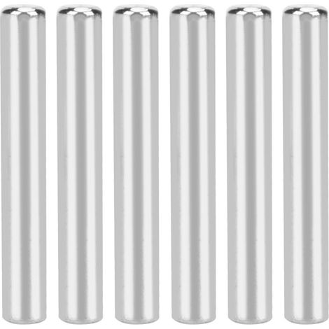 6 axes en acier inoxydable pour engrenage d'arbre en D pour voiture jouet, pièces de robot industriel, 40 mm x 6 mm (1/5)