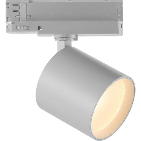 Arum Lighting – Spot LED Tracklight 33W pour rail 4 fils – 2900 lm – Blanc neutre 4000K – Fonte d'aluminium – Installation facile - 2900Lm
