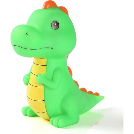 Tirelire dinosaure (vert clair), tirelire incassable Tyrannosaurus Rex, premire tirelire, meilleur anniversaire de Nol pour enfants garons filles dcor (1/5)