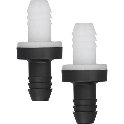 Lot de 2 clapets anti-retour 3/8 po (10 mm) en plastique, unidirectionnels, pour compresseur d'air, pompe d'aquarium, carburant, gaz, liquide, air (CDAV6) (1/5)