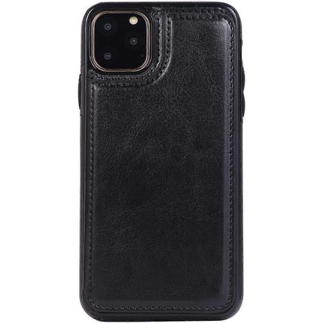 Étui pour iPhone 13 Pro avec porte-cartes, fin, résistant et en cuir souple de qualité supérieure, étui portefeuille à fermeture magnétique avec support intégré et protection antichoc (1/5)